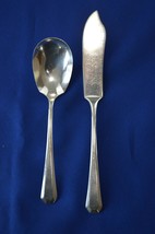 Wm Rogers MFG Co Lincoln 1917 Master Butter Knife &amp; Sugar Spoon - $11.88