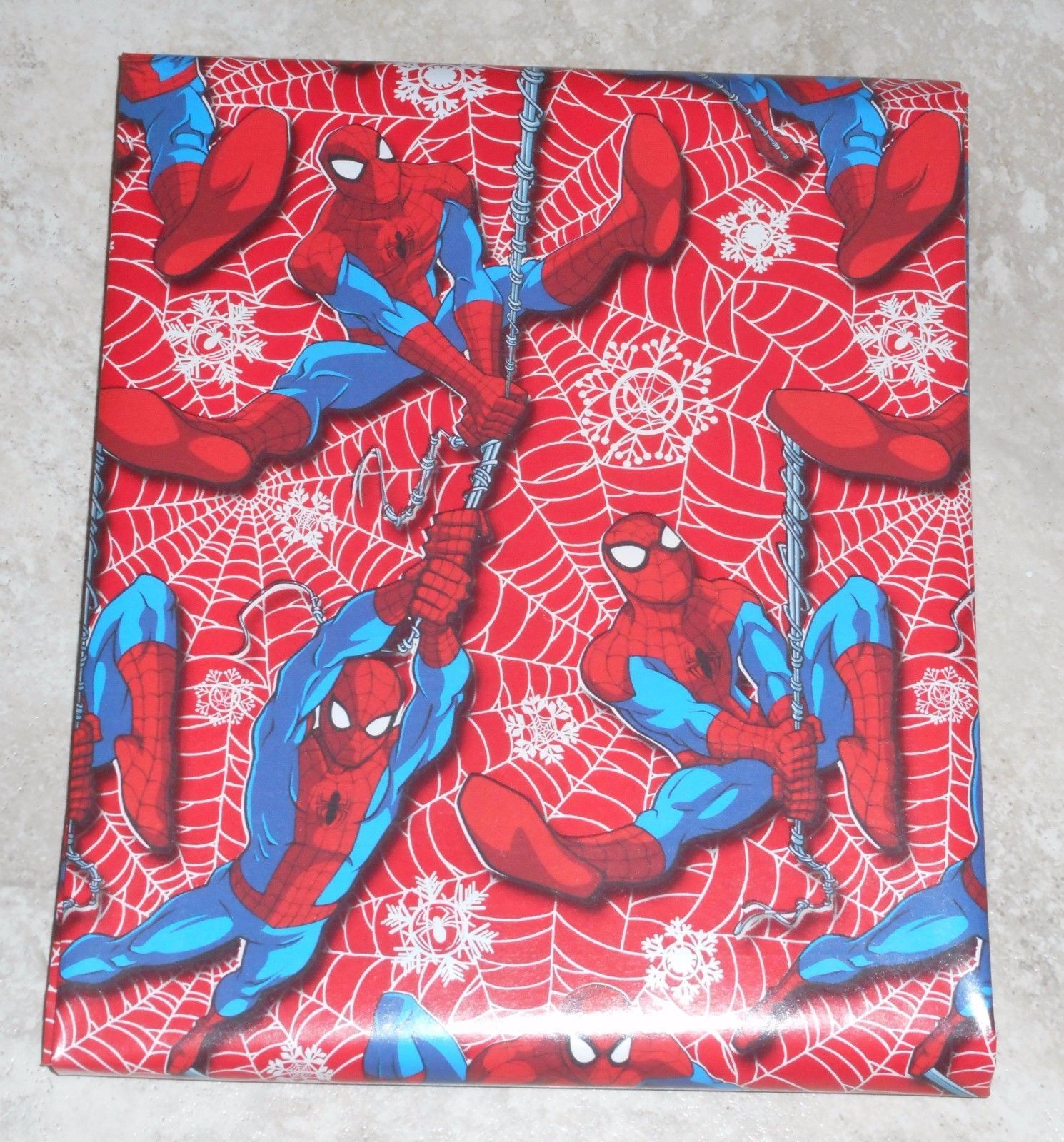 MARVEL SPIDERMAN CHRISTMAS WRAPPING PAPER 20 SQ FT