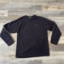 The North Face Sweater Mens Size L Large Pullover Long Sleeve Black Solid - $18.22