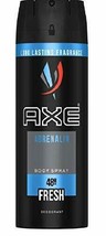 Axe Adrenaline Mens Deodorant Body Spray, 150ml. Pack of 12 - $47.99