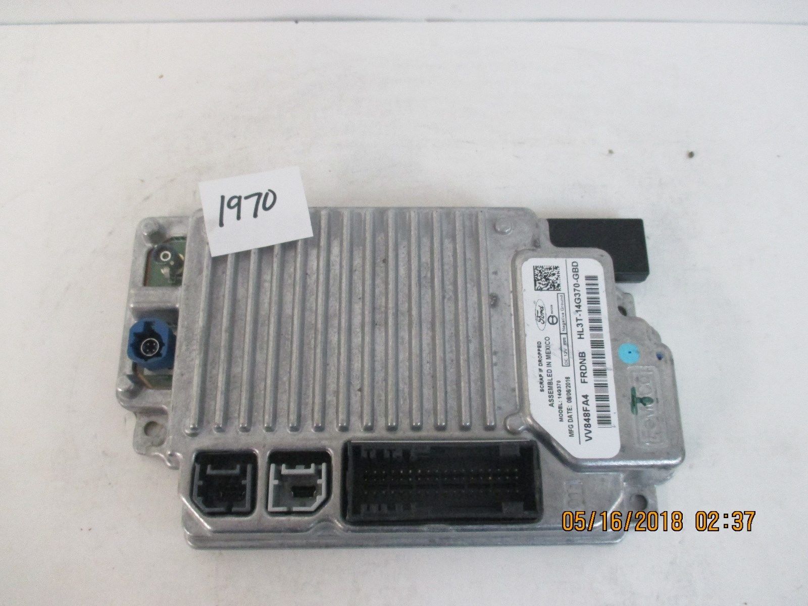 2017 Ford F150 Sync3 APIM Module(Non Nav) HL3T14G370GBD Audio In