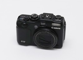 Canon PowerShot G12 10.0MP Digital Camera - Black ISSUE image 2
