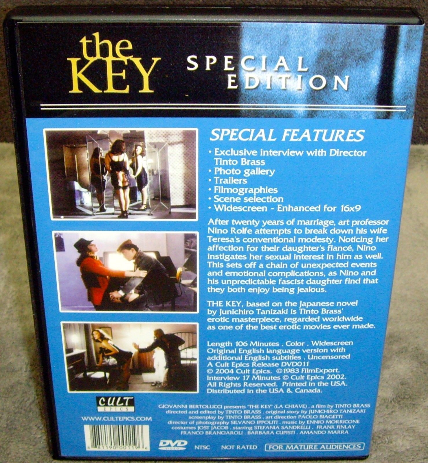 The Key DVD 2004 Tinto Brass Collectio