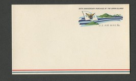 Vintage 1967 Pre Stamped Postcard #UXC3 6c 50th Ann Purch Virgin Islands - $1.00