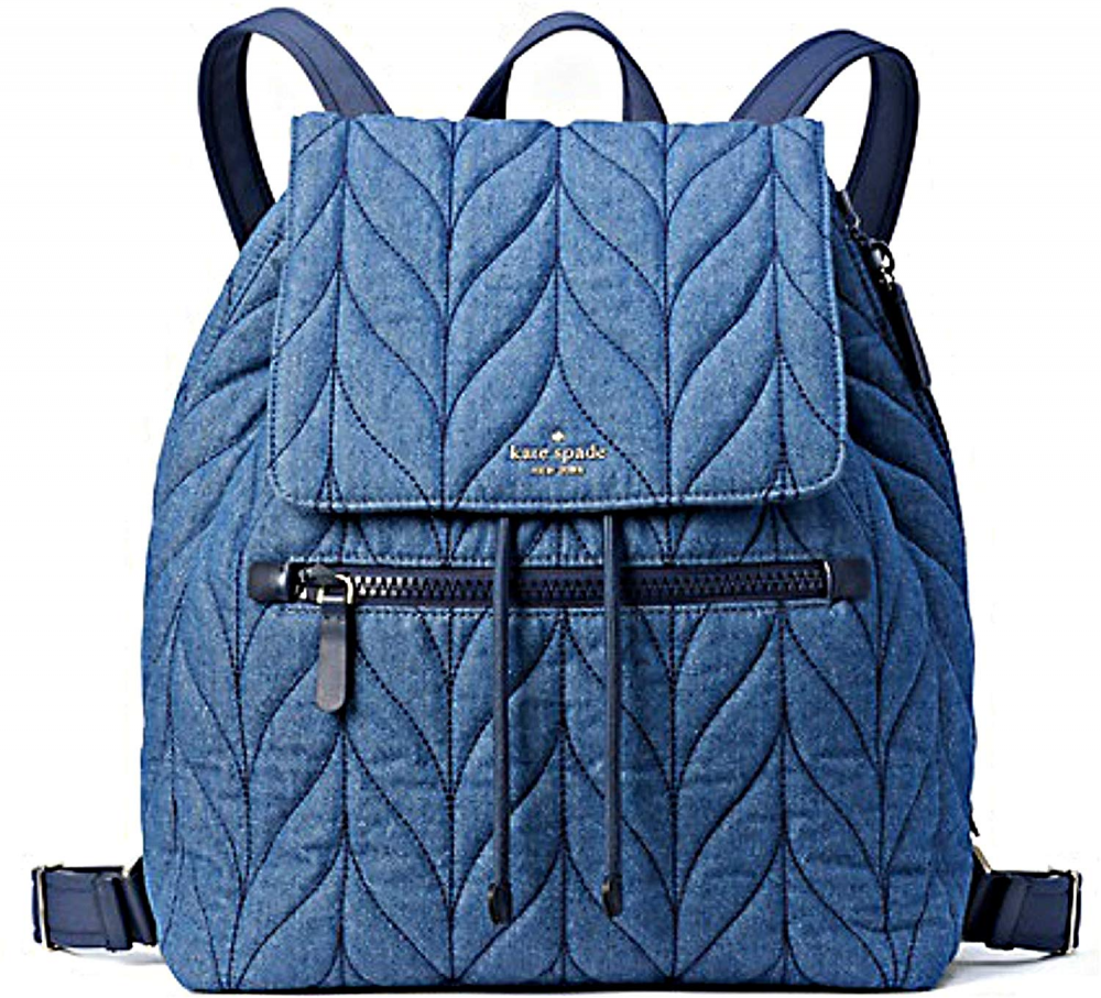 blue kate spade backpack