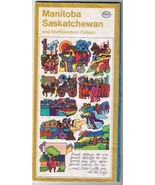 Esso Manitoba Saskatchewan Northern Ontario Road Map 1966 - $9.00