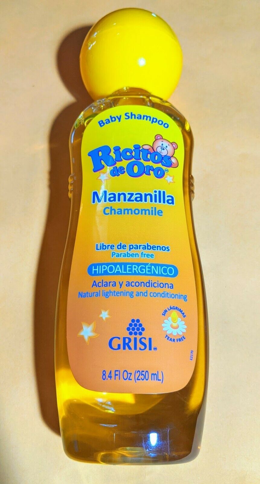 grisi ricitos de oro manzanilla baby shampoo