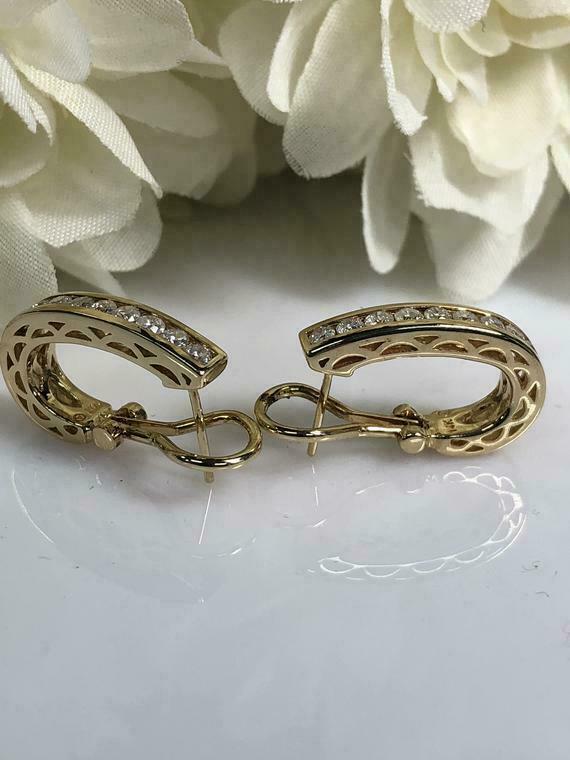 omega closure earrings