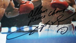 Sugar Ray Leonard Signed Framed 1980 Sports Illustrated Cover + Photo Set image 2
