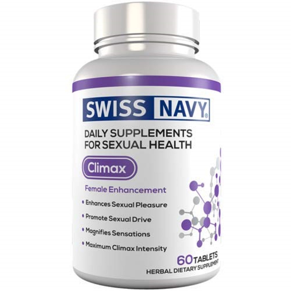 Swiss Navy Climax for Women - Female Enhancement Sexual Pleasure Drive 60Tablets