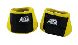 Abetta Pro Neoprene No Turn Bell Boots Yellow Size Large Horse  Tack - $14.80