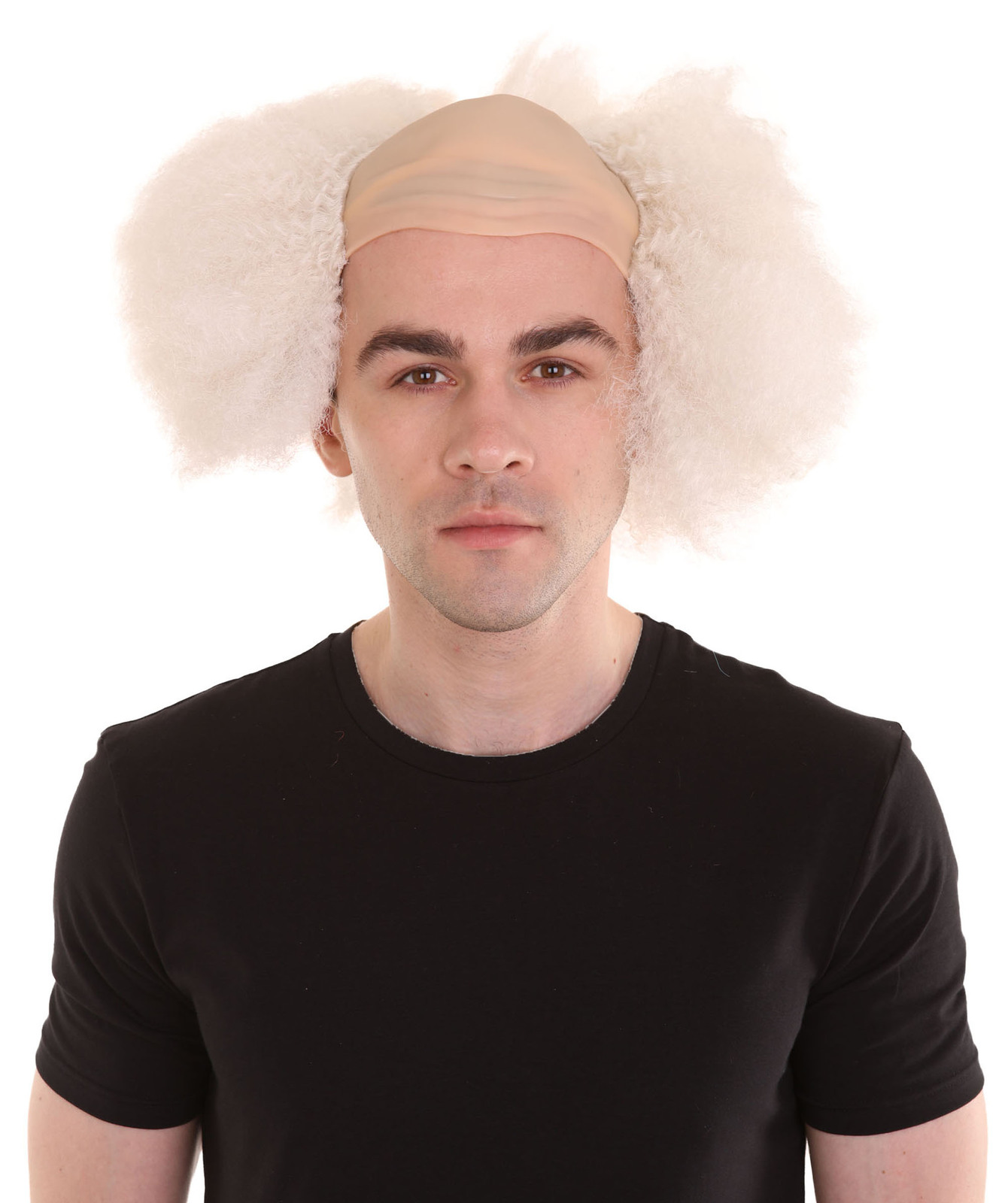 Bald old men Style Wig | Bald Cap White Wig | HM-115