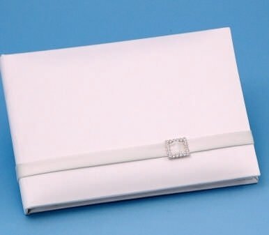 Wedding Guestbooks : Glamour Collection - Wedding Guest Book / Ivory