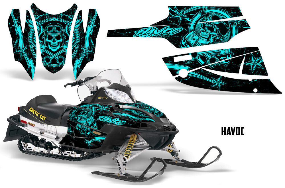Arctic Cat Firecat Sabercat F5,F6,F7 Graphics Kit Snowmobile Sled Wrap