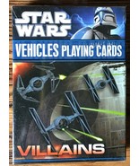 Star Wars Vehicles Villains Playing Cards - New, Sealed - $9.79