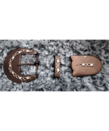 Antiqued Three Piece Buckle Set 1 1/2&quot; by Action Company - $16.99