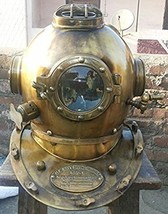 NauticalMart Scuba Diving Diver Helmet in Antique Finish