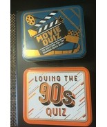Loving the 90s Quiz and Movie Quiz Cards in Tins - $9.99