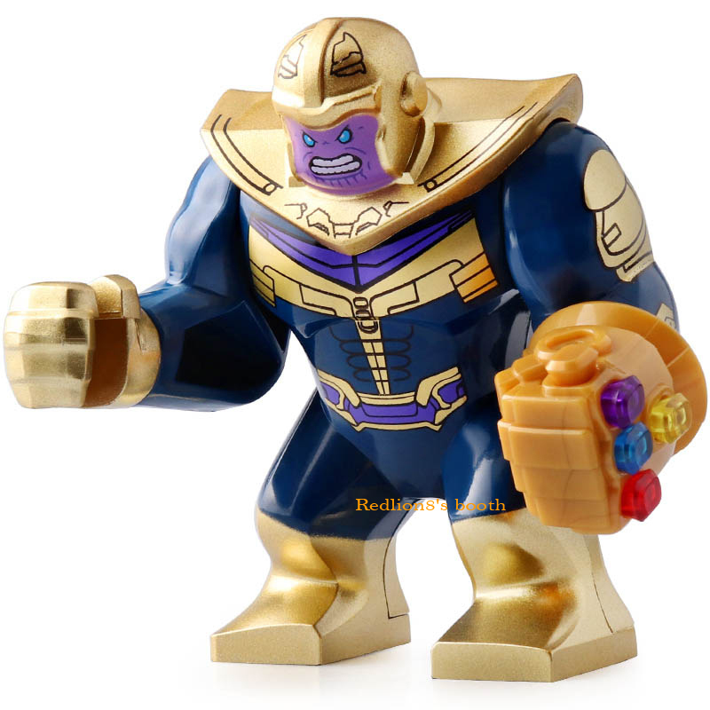 Thanos w/ Infinity Gauntlet Avengers Infinity War Minifigures Lego Compatible