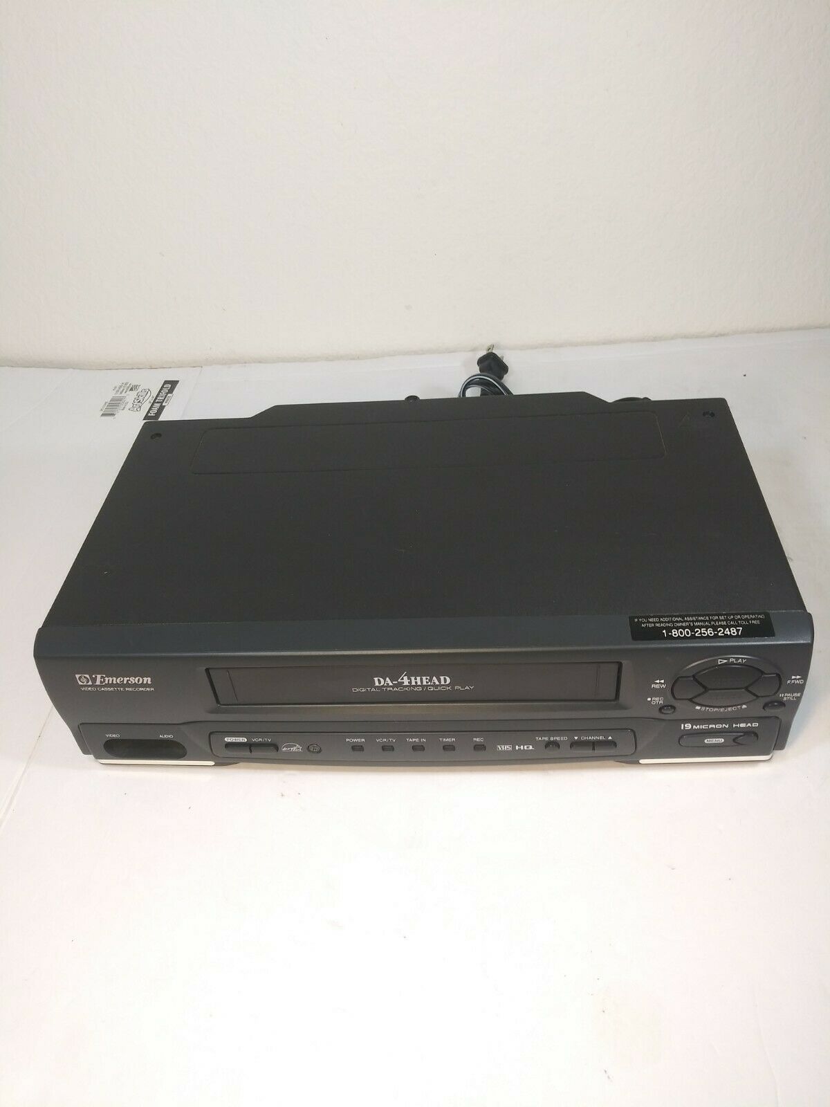 Emerson Model Ewv401a Vcr Vhs Player And 43 Similar Items