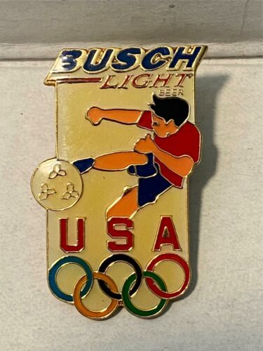 Primary image for Bush Light Beer USA Olympic Soccer Souvenir Collectable  Hat/ Lapel Pin