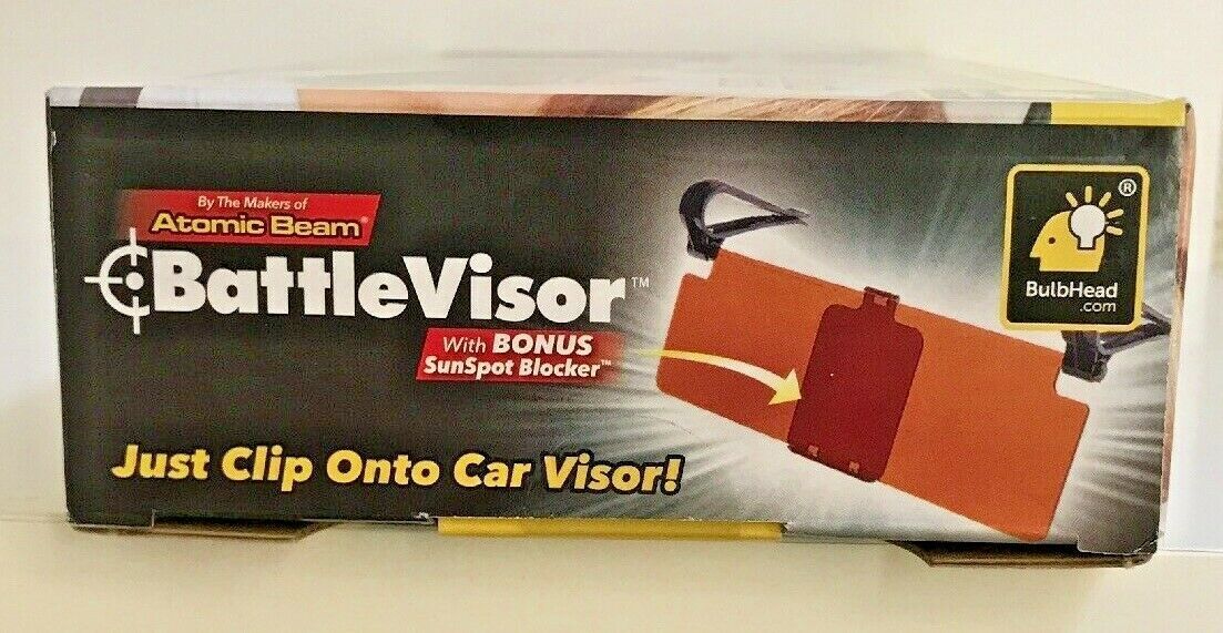 NEW Bulbhead BattleVisor AntiGlare Battle Visor SunSpot Blocker As