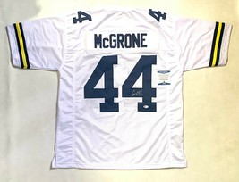 CAM MCGRONE AUTOGRAPHED SIGNED COLLEGE STYLE XL JERSEY BECKETT COA #WG13095 image 1