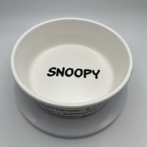 Peanuts Snoopy Round Pet Bowl Classic Suppertime Dog Or Cat - $14.20