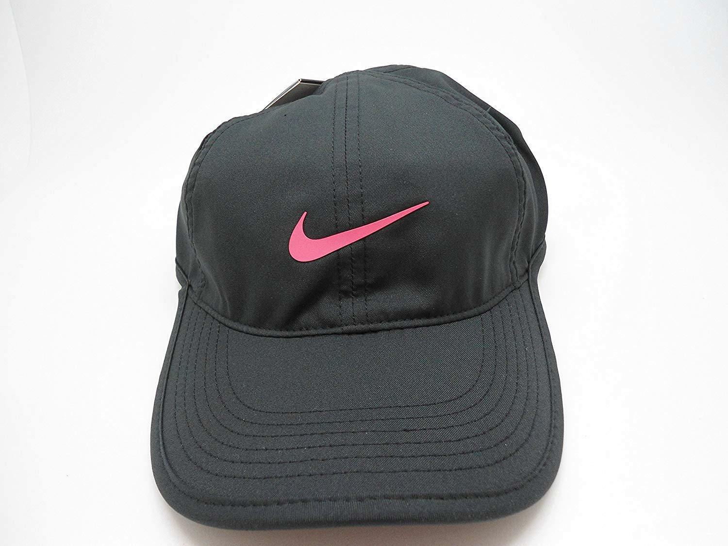 black and pink nike hat