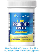 Puritan&#39;s Pride Ultra Probiotic Complex 80 Billion - 30 Capsules - $59.86