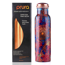 Fitness 100% Copper Bottle Water Storage For Morning Fresh Water Health ... - $29.99