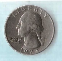 1973 P Washington Quarter - Circulated - About XF - $3.75