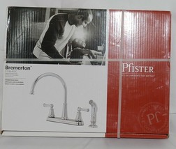 pfister Bremerton F0364SVC 36 Series 2 Handle Polish Chrome Kitchen Faucet image 1