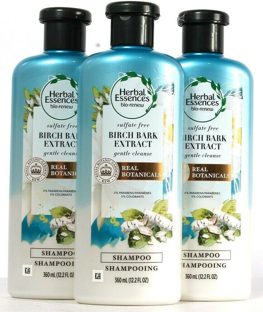 3 Count Herbal Essences Birch Bark Extract Gentle Cleanse Shampoo 12 2 Fl Oz Shampoo