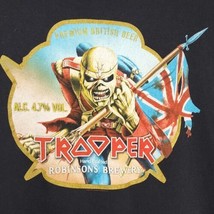 Iron Maiden Trooper T-Shirt British Beer Robinsons Brewery Skull Eddie M... - $12.86