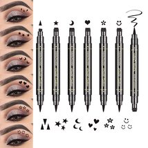 LOKFAR 6 Pcs Double-Headed Liquid Eyeliner Stamp Pen Set, Eye Liners for... - $20.68