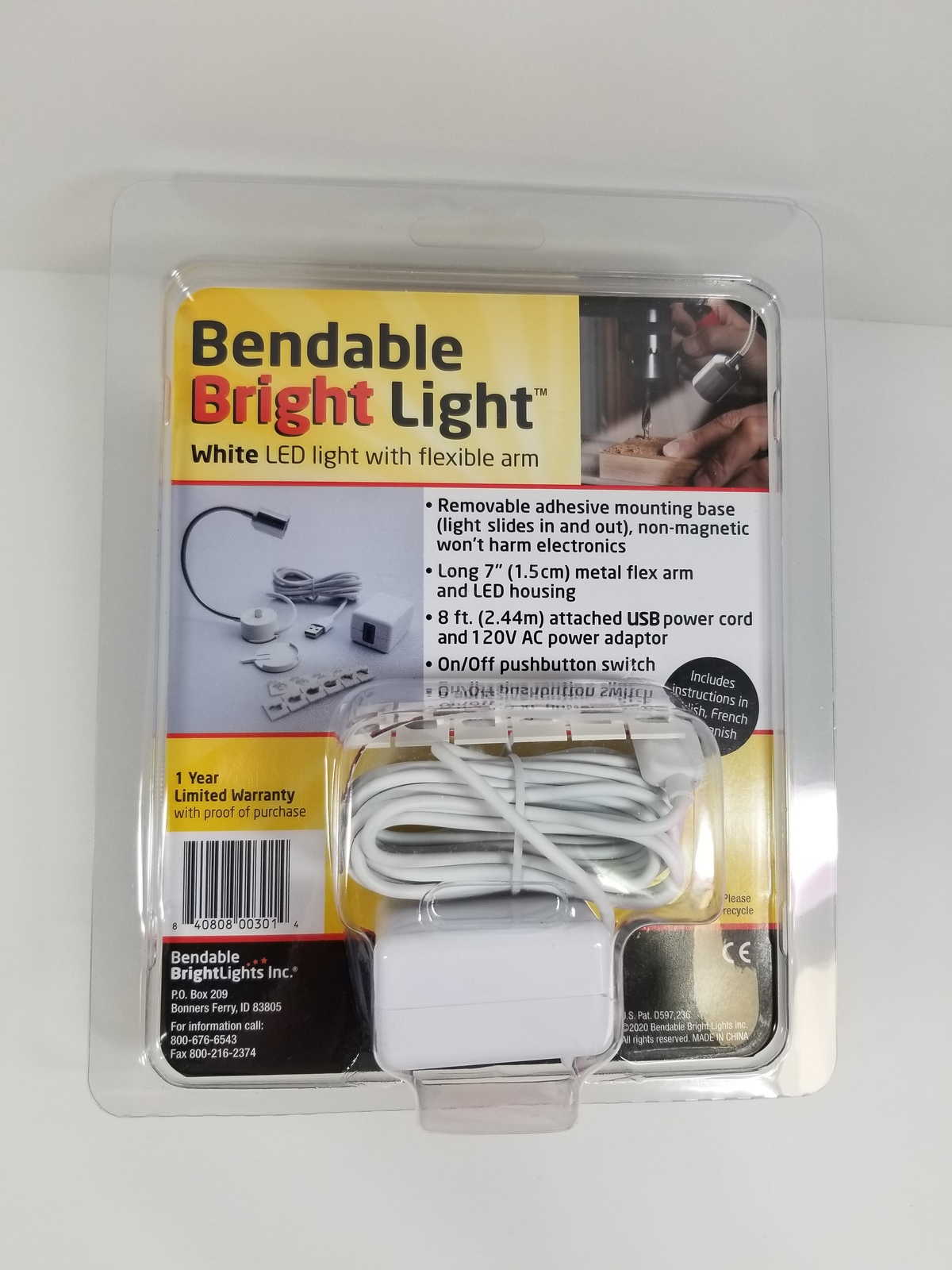 Bendable Bright Light for Sewing Machine Other Sewing
