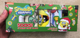 Odd Sox Spongebob Squarepants Crew Length Socks 5 Pairs Gift Set NEW - $49.49