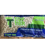 One (1) Top Tier Premium Pinto Beans 32oz (2)lb bag High in Fiber Exp. 9... - $2.50