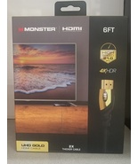 Monster UHD Gold HDMI Cable 6 Ft. 4K HDR - $13.00