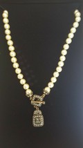 New heidi daus "always a pleasure" pearl necklace with drop pendant - $147.49
