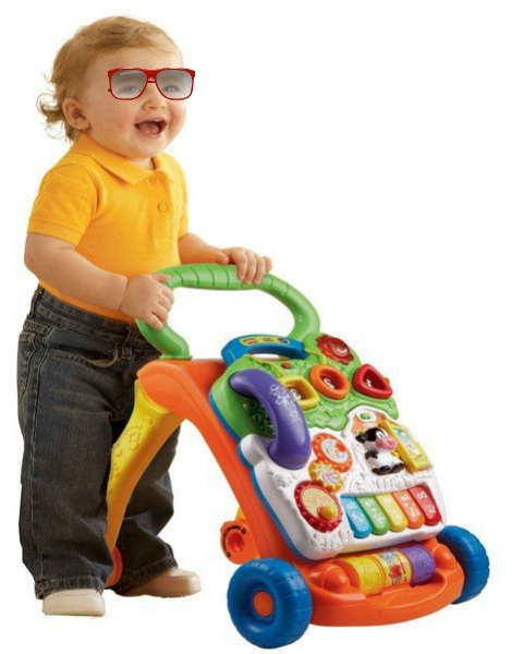 vtech push walker pink