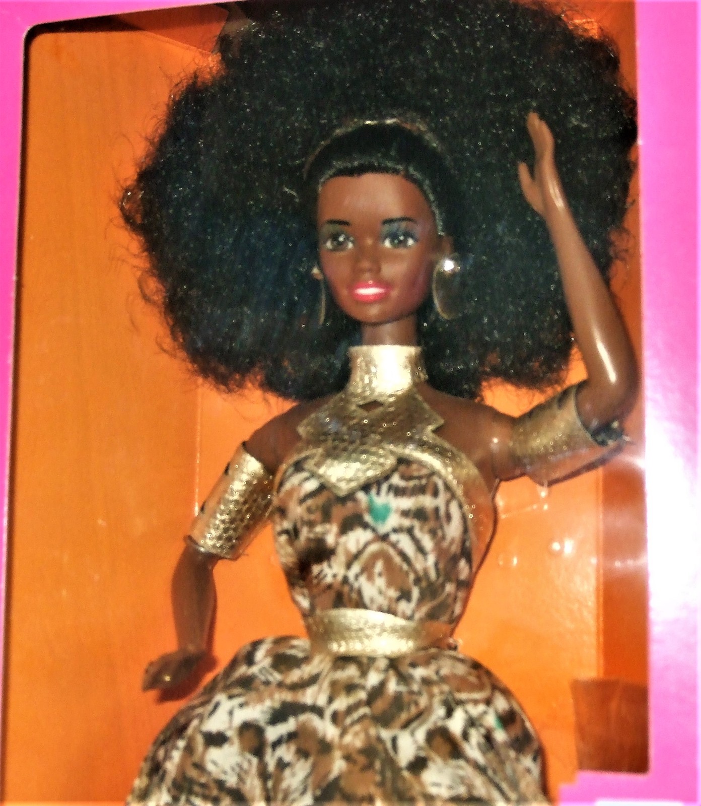 my size african american barbie