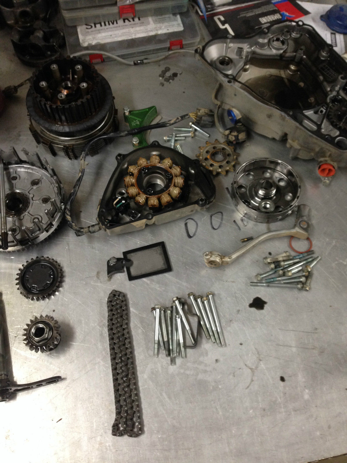 Kawasaki KX250F Engine Motor Rebuild Service KX 250F Experienced