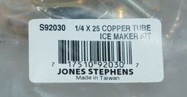 Jones Stephens S92030 1/4 Inch by 25 Feet Copper Tube Ice Maker Kit image 2