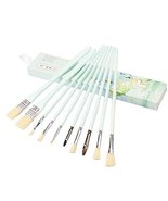 10pcs Professional Paint Brushes Artist for Watercolor Oil Acrylic Paint... - $24.35