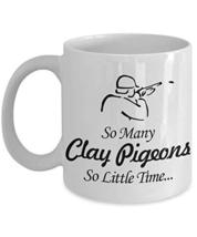 PixiDoodle Hunting Clay Pigeons Hunters Coffee Mug (11 oz, White) - $22.32