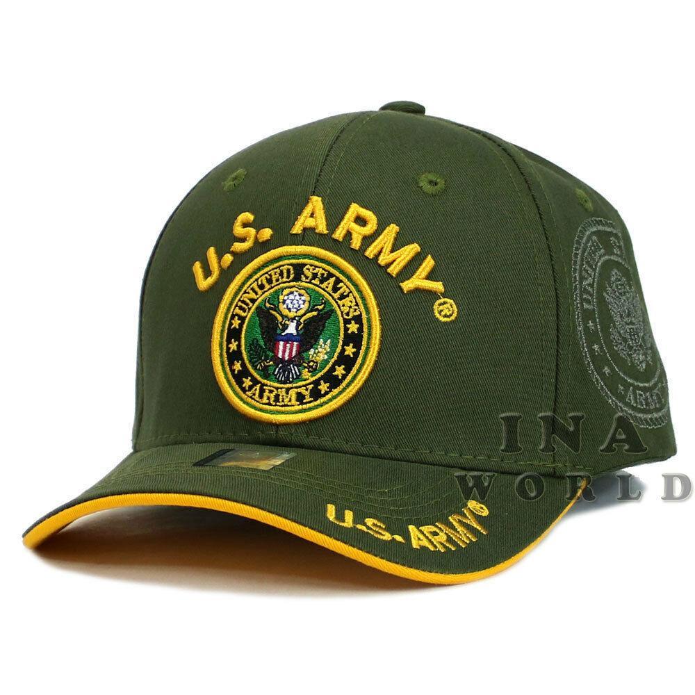 U.S. ARMY Hat ARMY Military Official Licensed Strap Adjustable Baseball Cap Hats