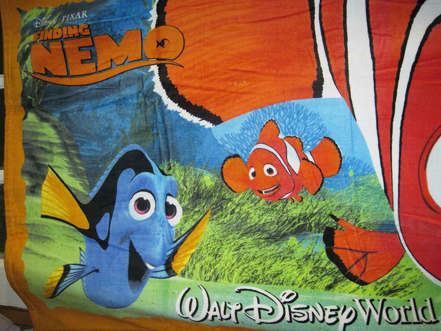 Disney Walt Disney World Resort Finding Nemo Beach & bath Towel - Bath ...