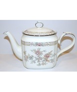 HTF BEAUTIFUL NORITAKE BONE CHINA IMPERIAL GARDEN 9720 TEAPOT WITH LID - $257.39